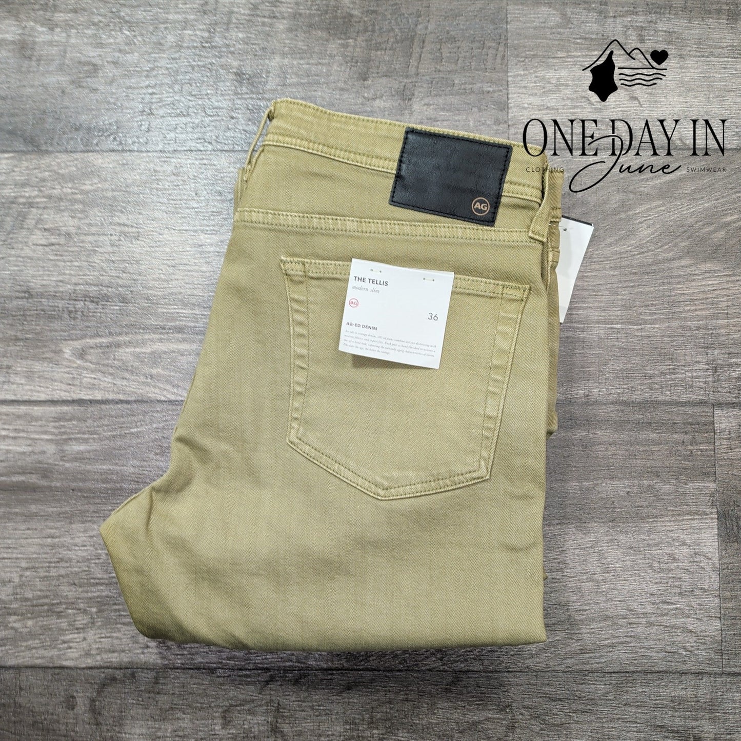 AG Adriano Goldschmied The Tellis Modern Slim Jeans Size 36X34