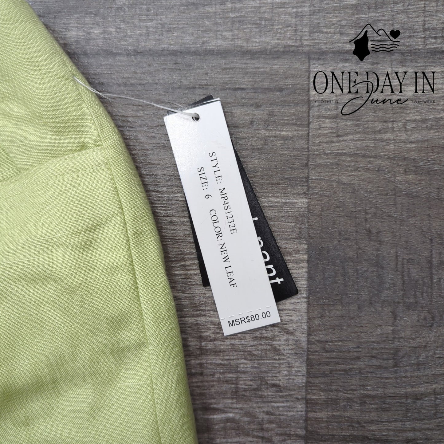 Larry Levine Cropped Linen Pants Size 6