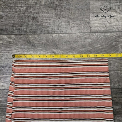 Almost Famous Striped Mini Skirt Size M