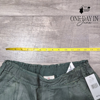 Adriano Goldschmied Pull On Coated Ankle Pants Size 27 (4)