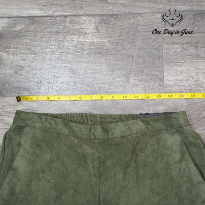 Alfred Dunner Classic Fit Pants Olive Green Comfort Waist NWT Size 12P