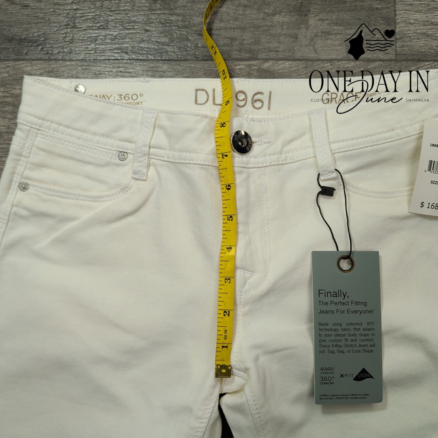 DL1961 Grace High Rise Straight Jeans Size 2 (26)