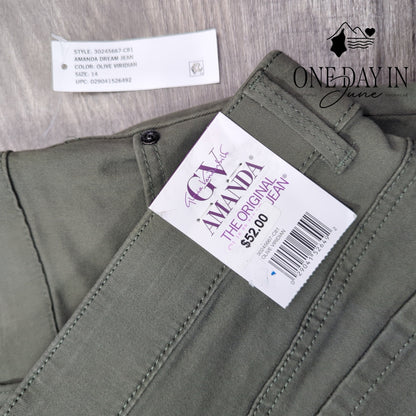 Gloria Vanderbilt Amanda Slimming Jeans Size 14