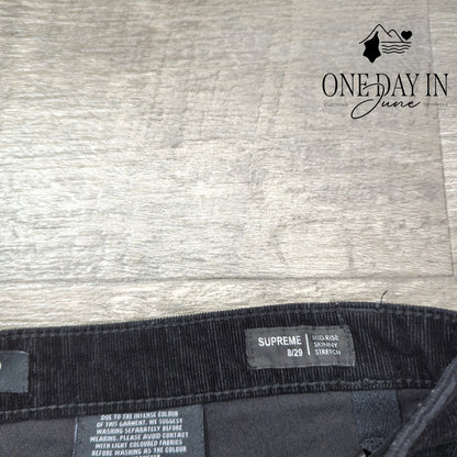 Buffalo David Bitton Supreme Mid Rise Skinny Corduroy Pants Size 8