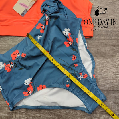Dokotoo Crop Top High Waist Bikini Swimsuit Size M