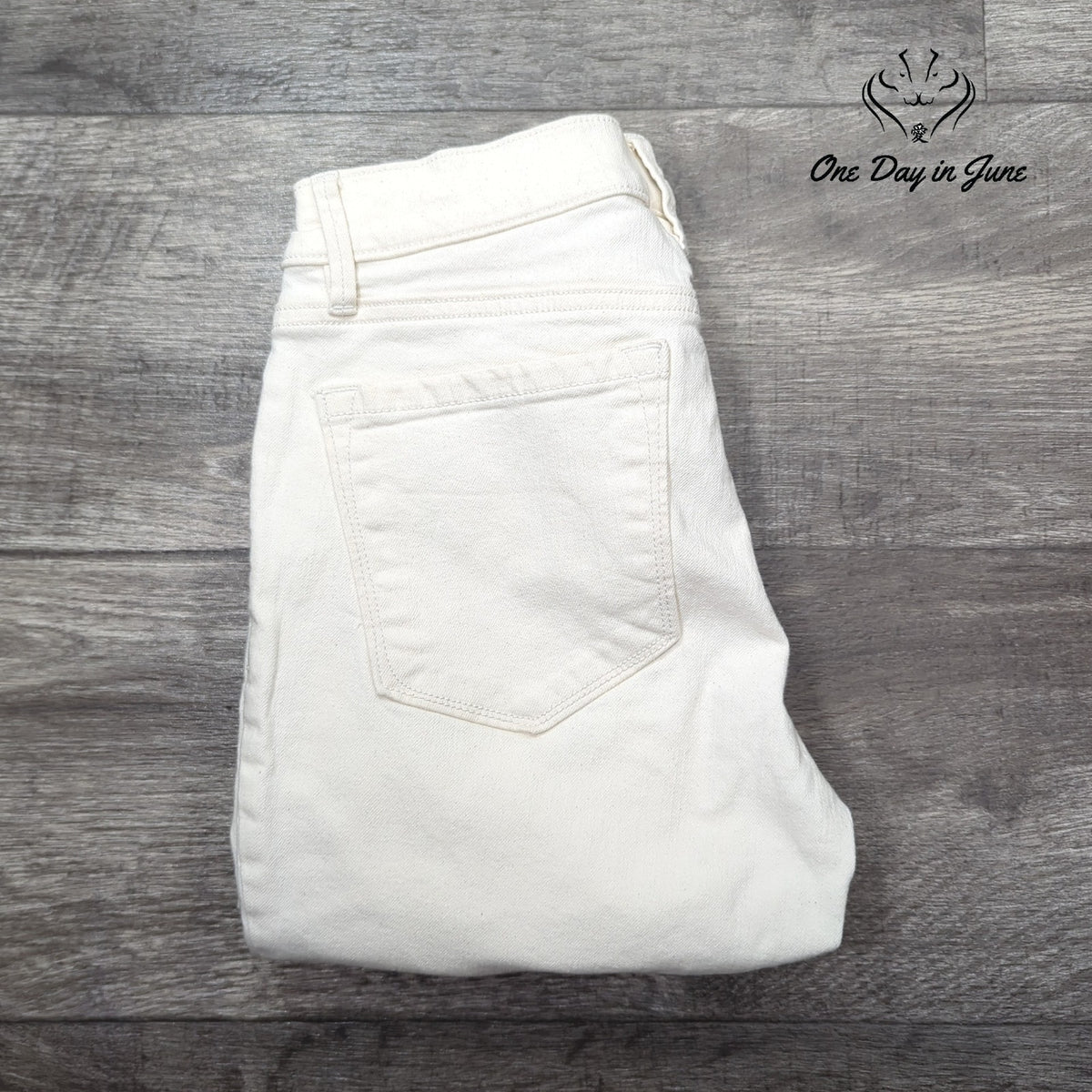 Loft Modern Skinny Ankle Jeans White Size 2
