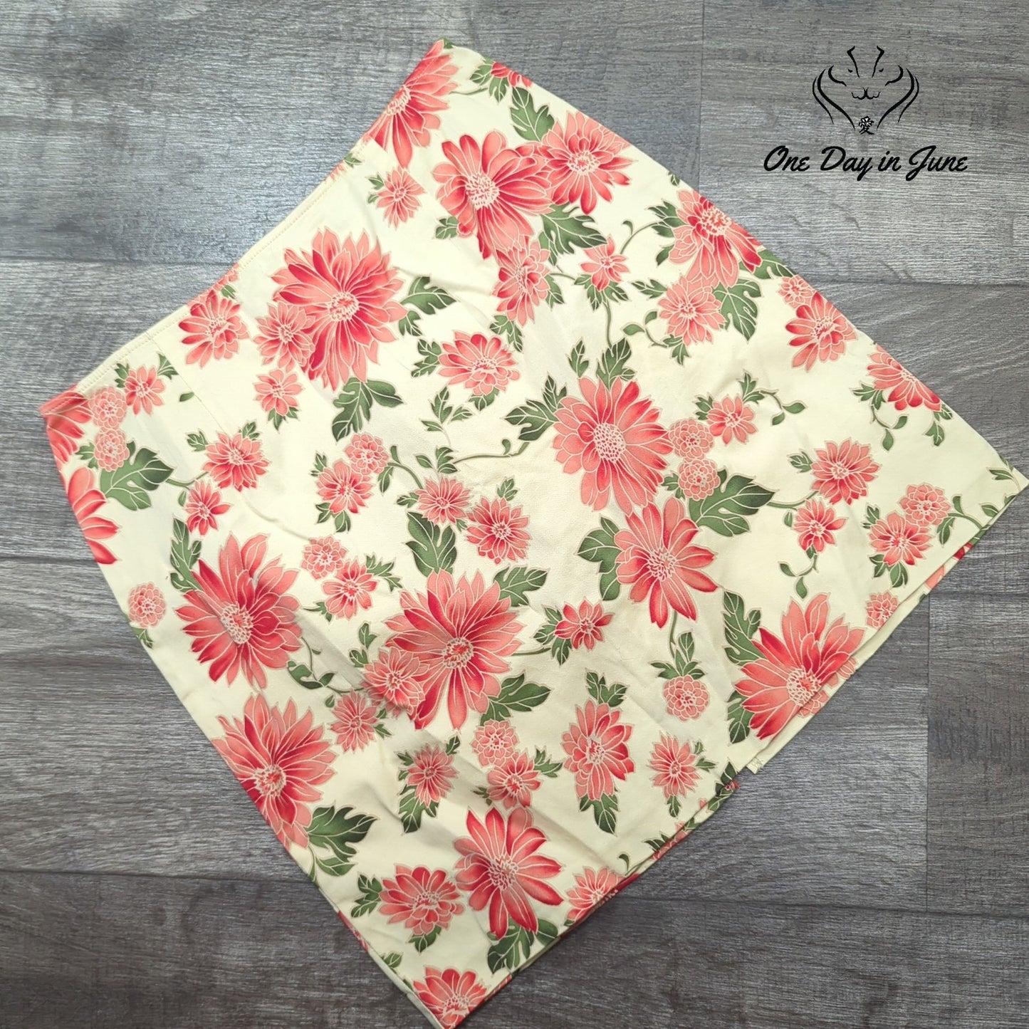 B. Moss Clothing Company Floral Mini Skirt Size 12