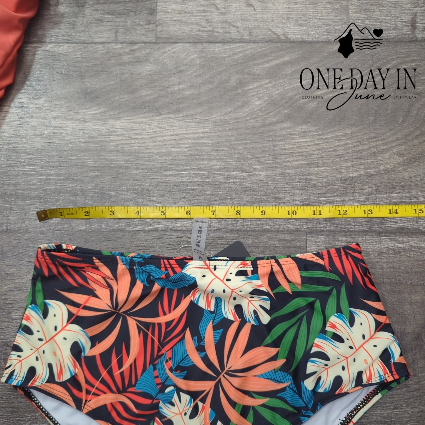 Suuksess Tropical Tankini Swimsuit Size M