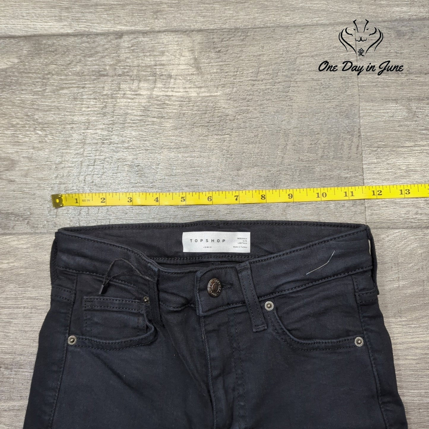Topshop Skinny Ankle Jeans Size 25 (2)