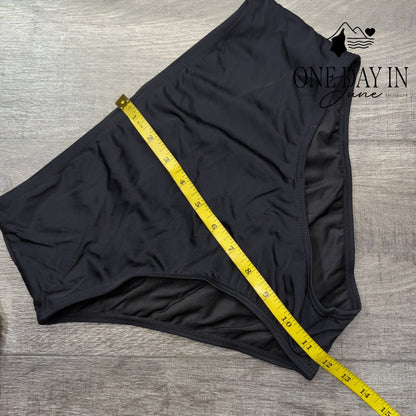 Yonique Blouson Tankini Swimsuit Size M