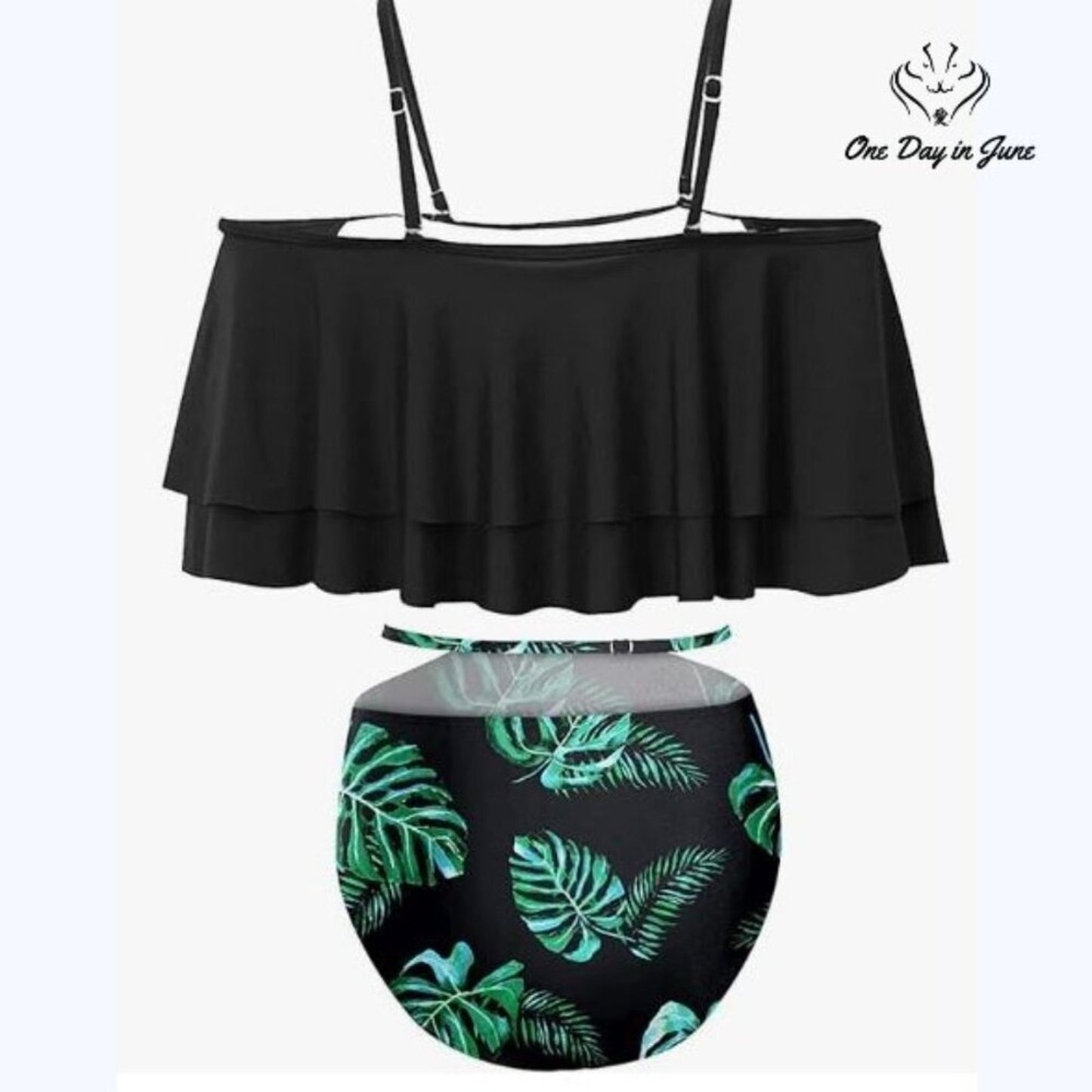 Tempt Me Off Shoulder Bikini Swimsuit Size L