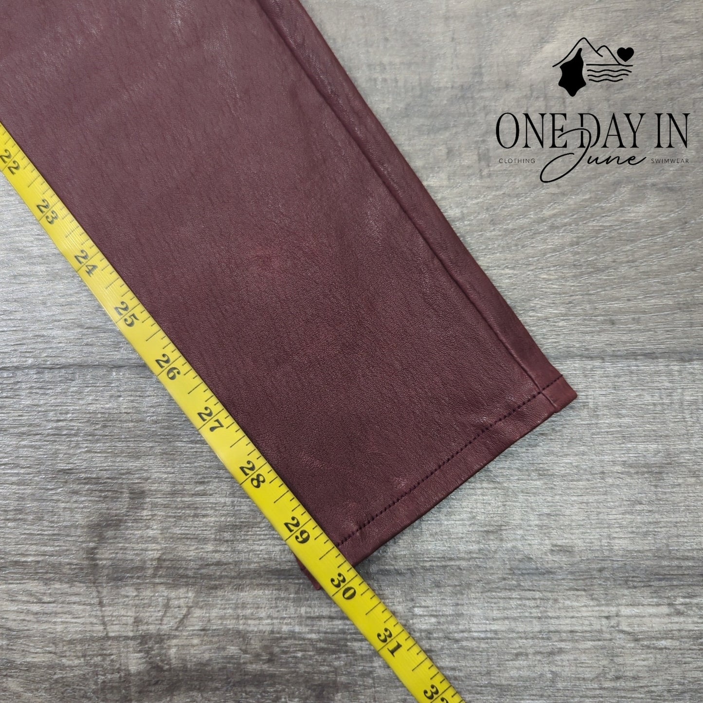 Adriano Goldschmied The Farrah Skinny Faux Leather Jeans Size 27 (4)