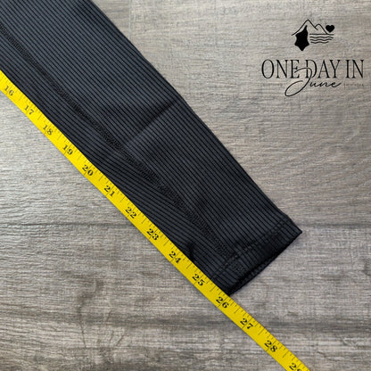 Losano Renew Rib High Waisted Leggings Black NWT RR4001 Size XS