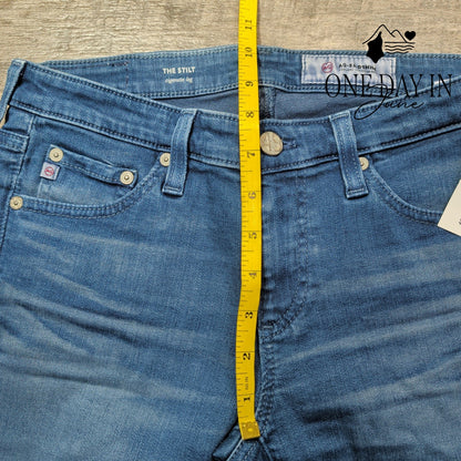AG Adriano Goldschmied The Stilt Cigarette Leg Jeans Blue NWT Size 4 (27)
