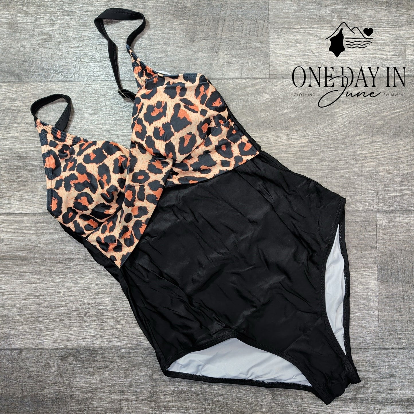 B2Prity Twist Front One Piece Swimsuit Size S
