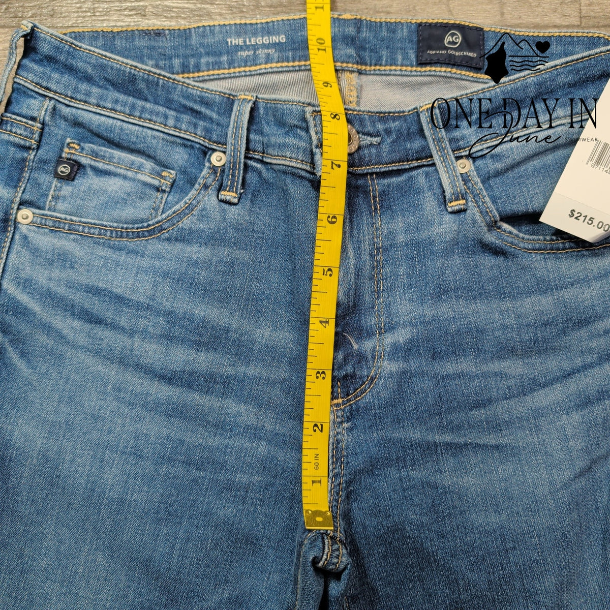 AG Adriano Goldschmied The Legging Super Skinny Jeans Blue NWT $215 Size 4 (27)