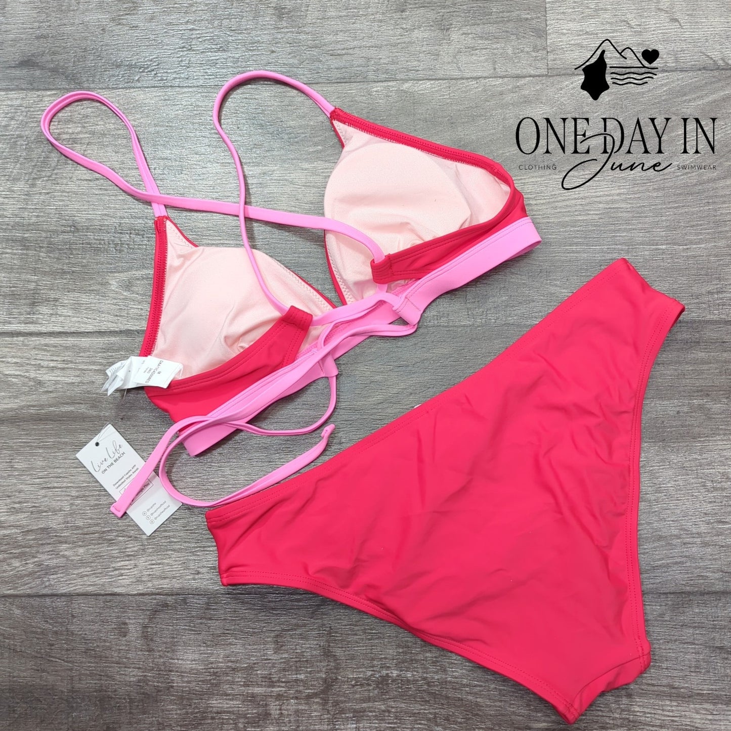 Cupshe Tie Back Bikini Swimsuit Size M