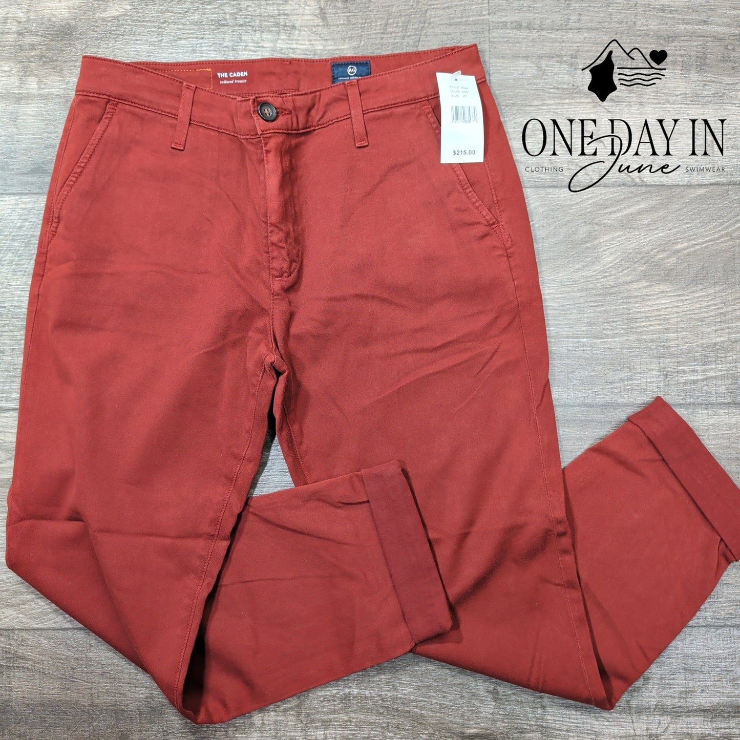 AG Adriano Goldschmied The Caden Tailored Trouser Jeans Size 4 (27)