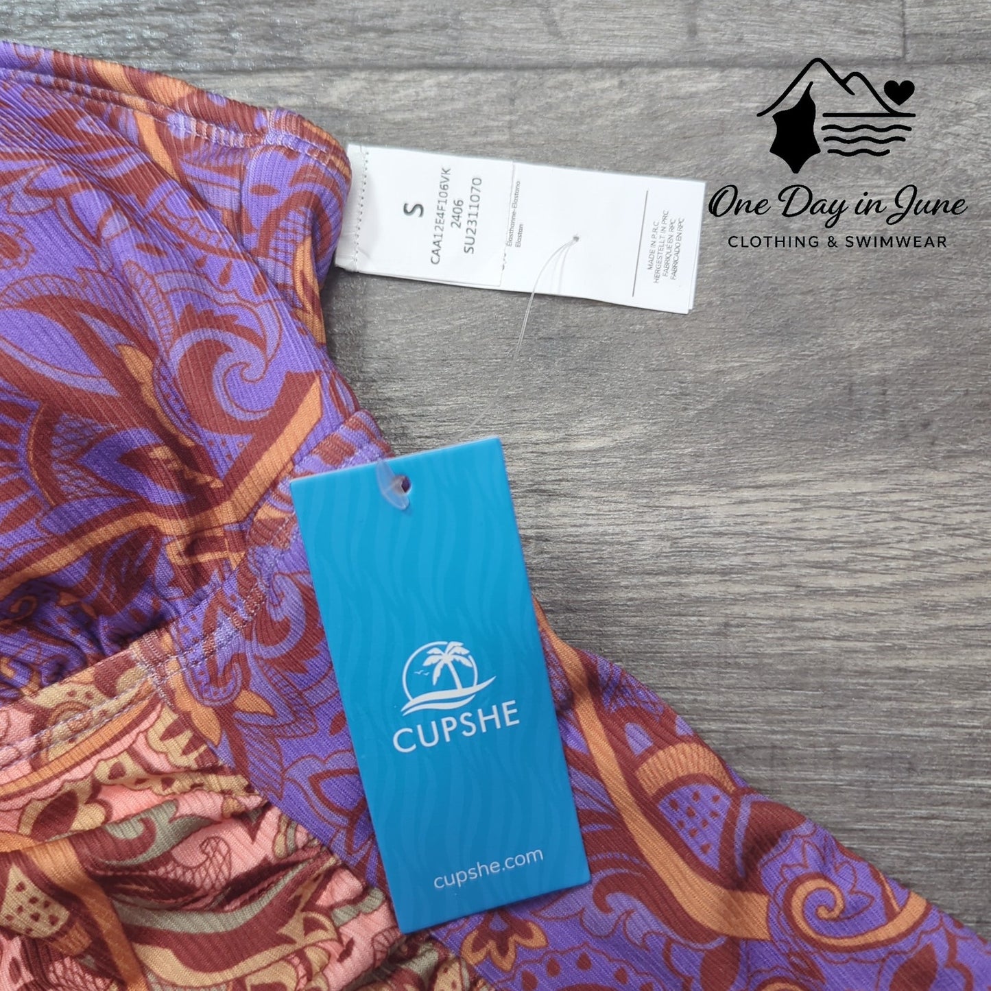 Cupshe Strappy Back One Peice Swimsuit Size S