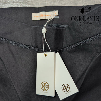 Tory Burch Pull On Skinny Pants Black Stretch Leggings NWT Size 2 (26)