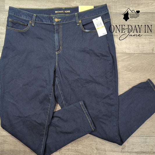 Michael Kors Plus Size Mid Rise Izzy Skinny Jeans Size 18W