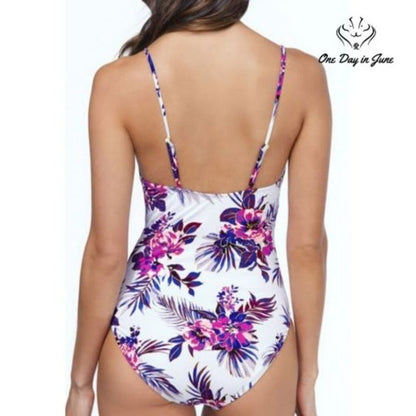 Ambrielle Floral One Piece Size L