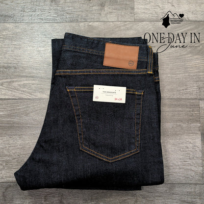 AG Adriano Goldschmied The Graduate Straight Leg Jeans Size 34X34
