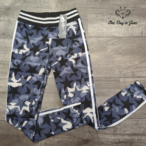Special One International Boys Mesh Star Camo Athletic Track Pants NWT Size S