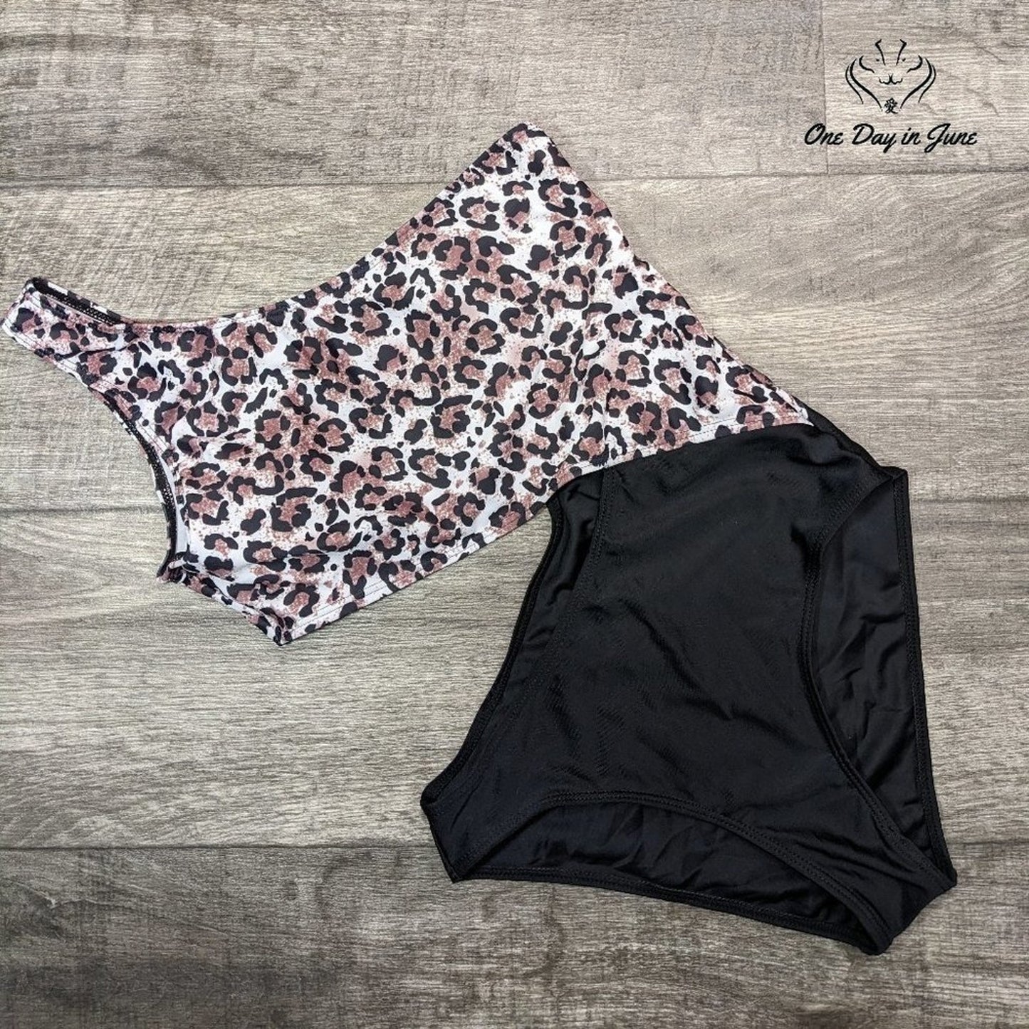 SweatyRocks One Shoulder One Piece Swimsuit Size M