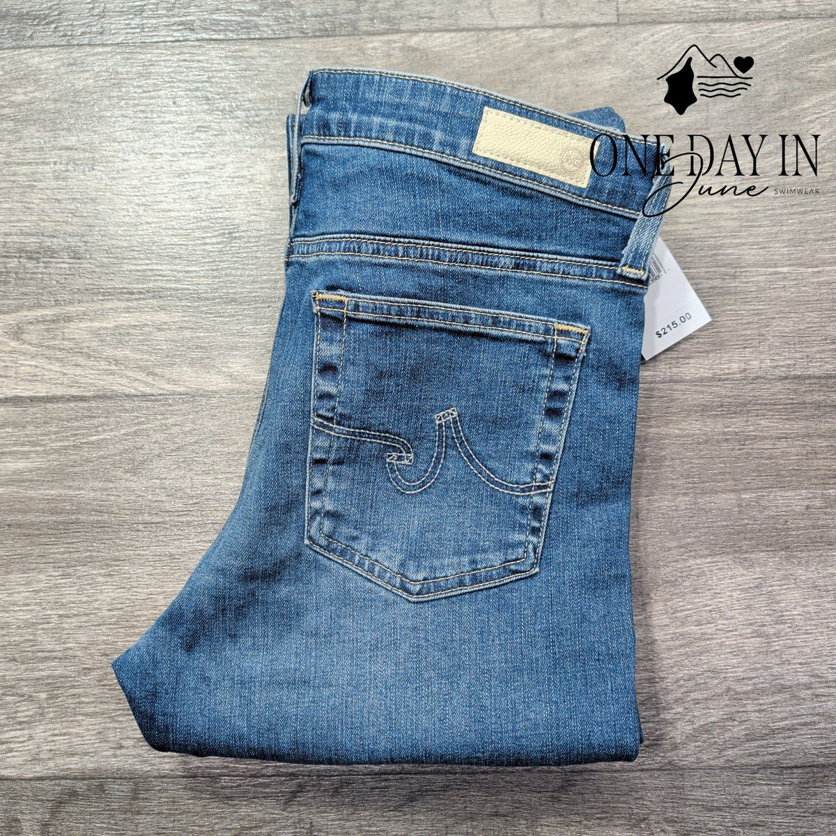 AG Adriano Goldschmied The Farrah High Rise Skinny Jeans Blue NWT Size 4 (27)