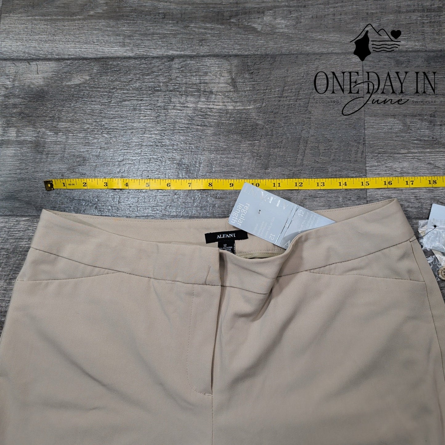 Alfani Regular Length Dress Pants Size 12