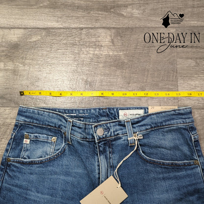AG Adriano Goldschmied Ex-Boyfriend Slouchy Slim Jeans Blue NWT Size 8 (29)