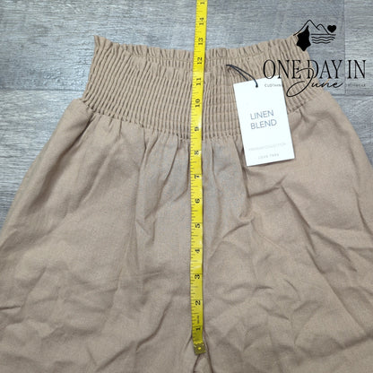 Love Tree Linen Blend Premium Collection Pull On Pants Size S