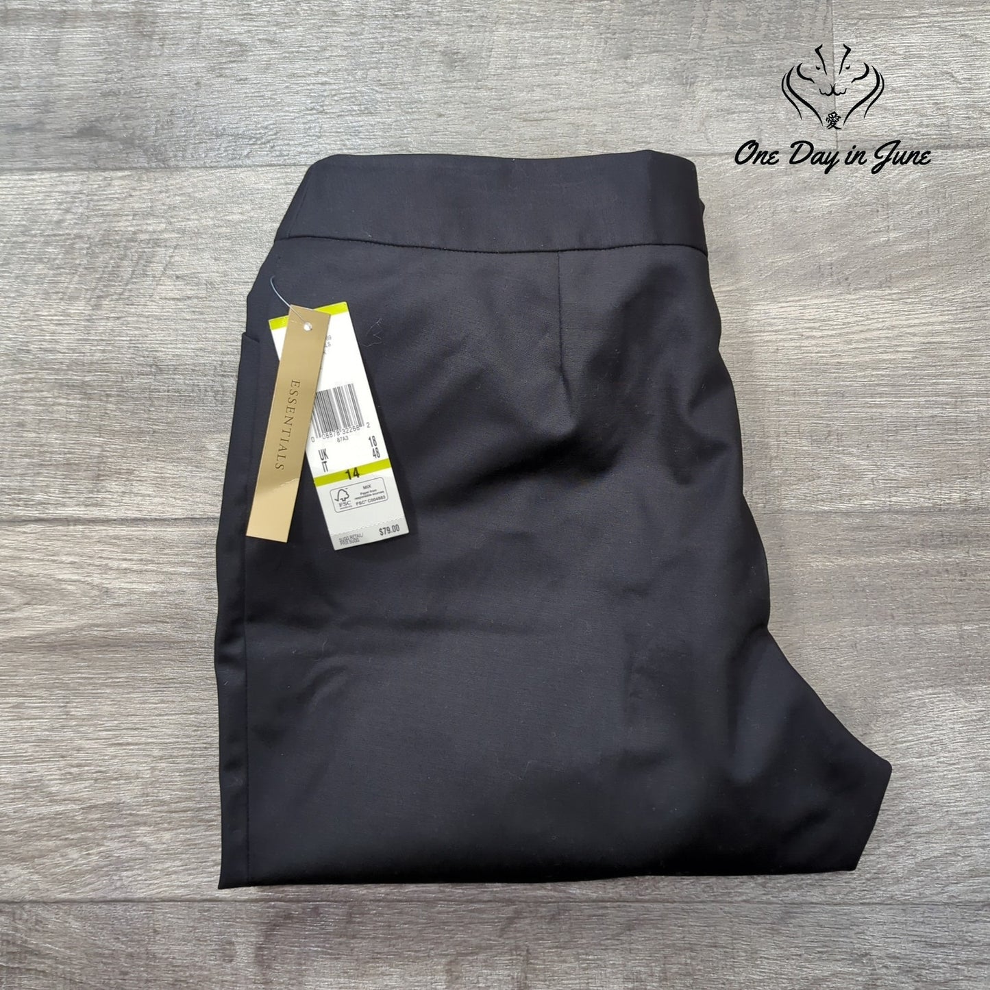 Kasper Essential Straight Leg Pants Size 14