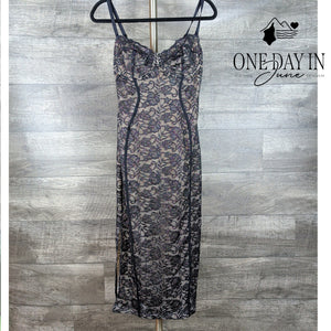 Popilush Spaghetti Strp Underwire Midi Dress Size M