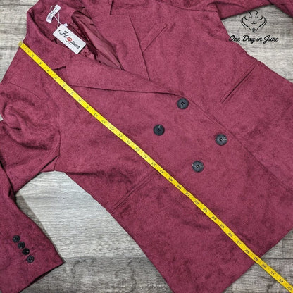 Hotouch 4 Button Corduroy Blazer Size L