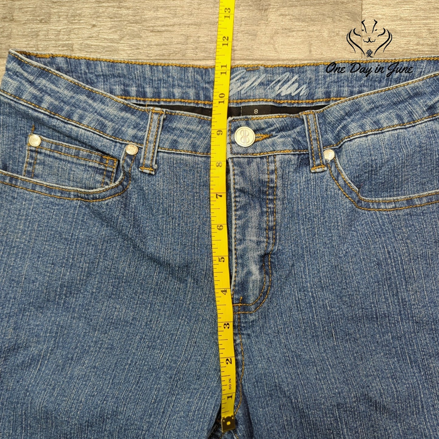 Bill Blass Stretch Bootcut Jeans Size 8