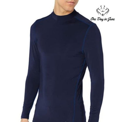 Amzbrly Control Tech Mock Neck Long-Sleeve Shirt Size XL