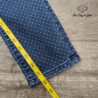 Lauren Conrad Polka Dot Ankle Jeans Size 4