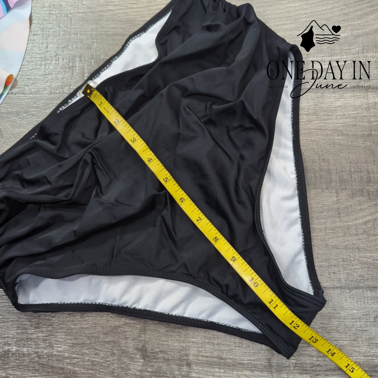 Adisputent High Waist Flounce Bikini Swimsuit Size L