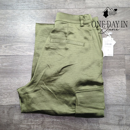 Good American Sateen Cargo Pants Size 2