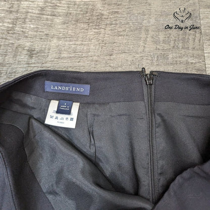 Lands' End Lined Pencil Skirt Size 6