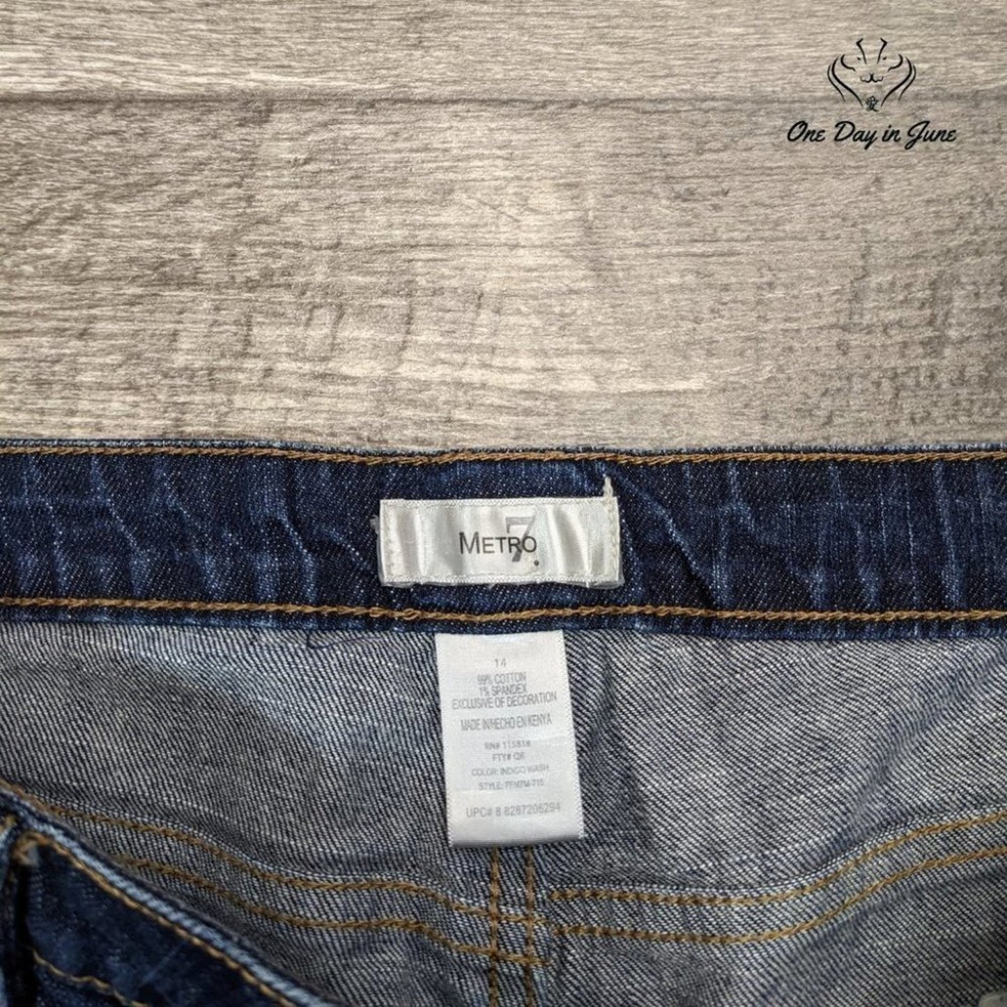Metro 7 Ankle Jeans Size 14