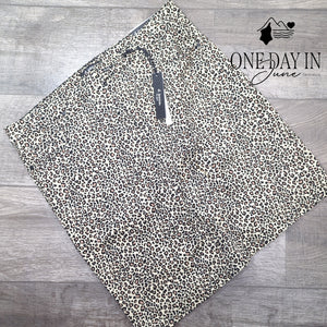 d.jeans Leopard Print Skirt Size 14