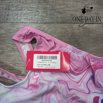 Jeskids Racerback One Piece Swimsuit Size 12-13Y