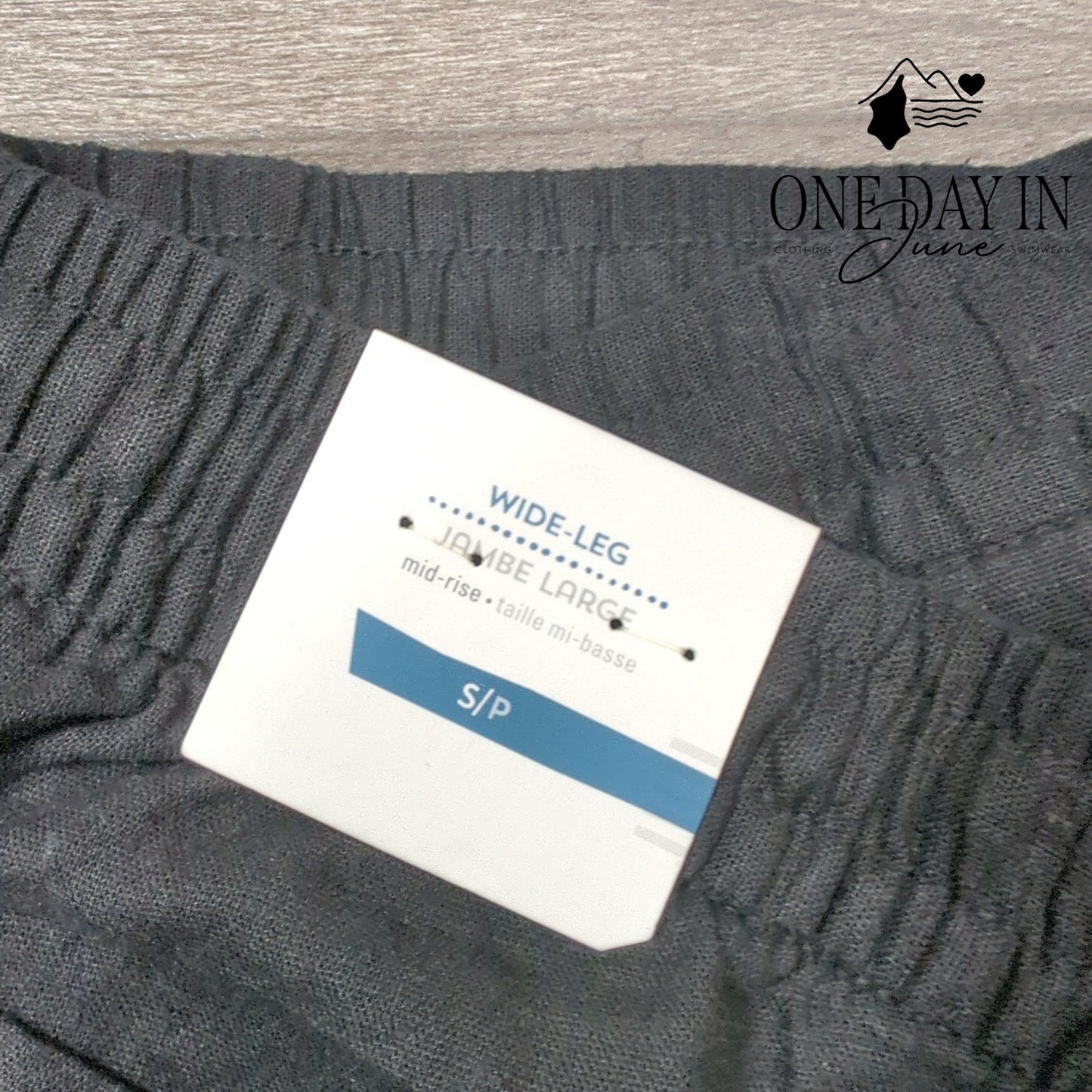 Old Navy Linen Wide Leg Drawstring Pants Size S