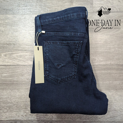 Hudson Barbara High Rise Baby Boot Petite Jeans Dark Wash NWT $195 Size 8 (29)