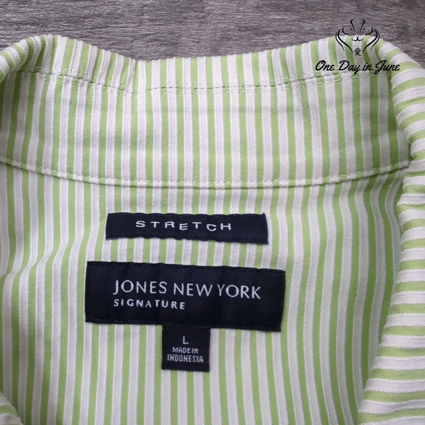 Jones New York Zip Front Jacket Size L