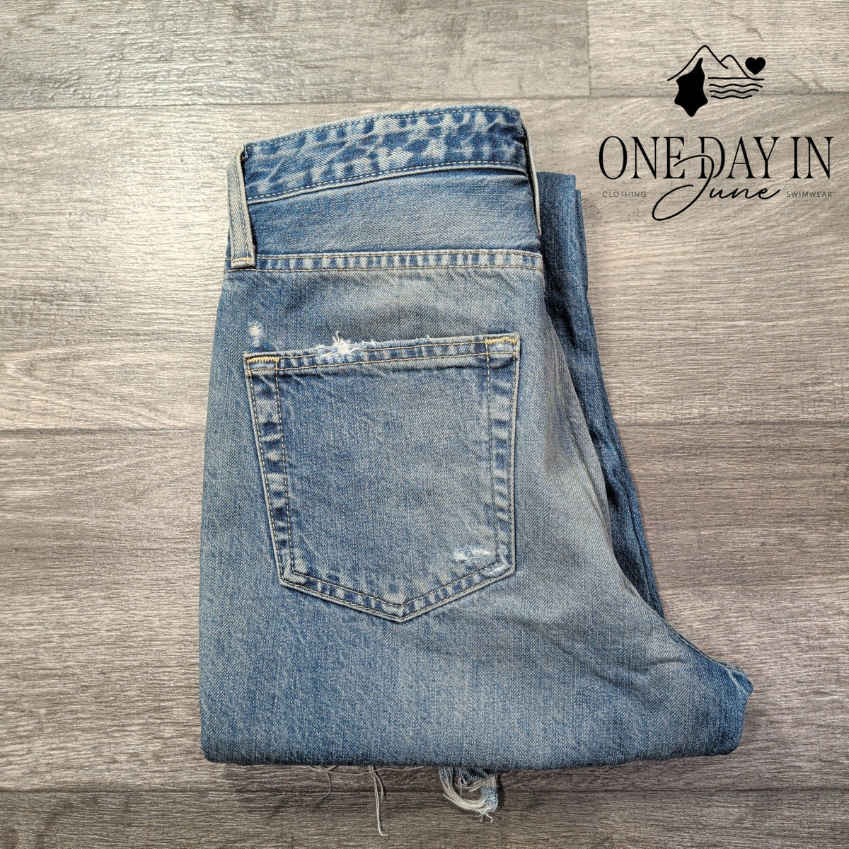 AG Adriano Goldschmied The Phoebe High Rise Tapered Distressed Jeans NWT Size 4