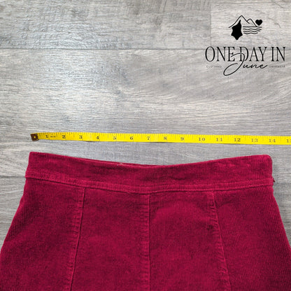Altar'd State Corduroy Mini Skirt Size S